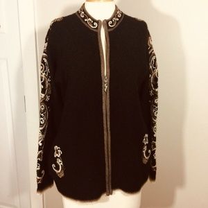 VRIKKE Sweater Norwegian Size X-large Black